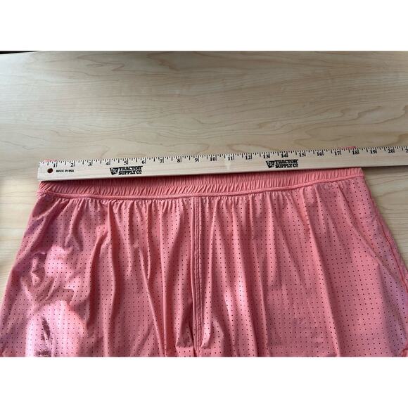 GapFit High Rise Mesh Running Shorts XL Tall Lined EUC Pretty Peach - Picture 5 of 7
